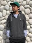 CUT OFF P/O  HOOD SWEAT