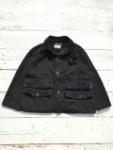 【Behind The River】 B.B.V Hunting Jacket (Black Dye) “S-M”