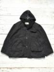 【Behind The River】 B.B.V Hunting Jacket (Black Dye) “L-XL”