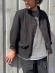 【Behind The River】 B.B.V Hunting Jacket (Black Dye) “L-XL”