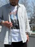 【BLUESCENTRIC】 Print T-Shirt　(CHARLIE PARKER)
