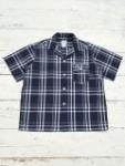 New Basic Shirt S/S (Indigo Check 1)