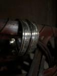BR-0133 TRIANGLE LEAF WIDE BRACELET (ARROW)　“Discontinued”