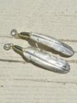 EFNL-0041　EAGLE HEAD FEATHER PENDANT No.41 (18K GOLD ACCENT)