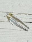 EFNL-0047　EAGLE HEAD KAZEKIRI FEATHER PENDANT No. 47 (L) (18K GOLD ACCENT)　