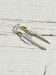 EFNL-0046　EAGLE HEAD KAZEKIRI FEATHER PENDANT No. 46 (M) (18K GOLD ACCENT)