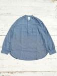Band Collar Shirt (Classic Chambray)