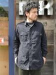 Botanical Scout Apron Shirt (Cotton Jacquard)