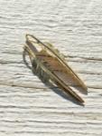 EFNL-0030　18K GOLD KAZEKIRI FEATHER PENDANT No. 30　(L)