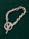 BR-0217 COUNTRY CHAIN BRACELET (18K GOLD ACCENT)
