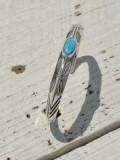 BR-0108 TRIANGLE TAPERED END BRACELET (TURQUOIS)