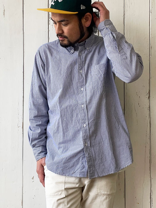 2 BROAD  L/S B.D　(Stripe)　