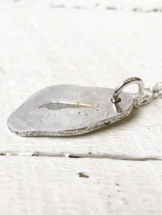 EFNL-0055 KAZEKIRI FEATHER STAMPED MEDAL