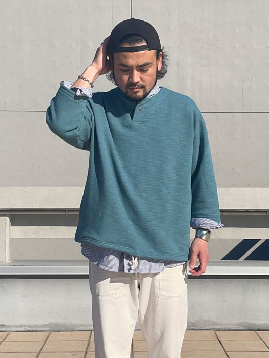 GG Sweat HIMO Henley　(NR別注)