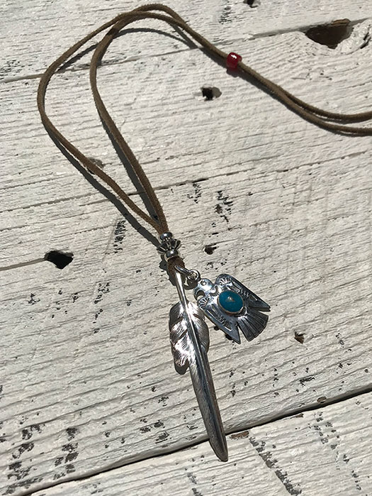 NL-0090　THUNDERBIRD PENDANT (TURQUOISE)