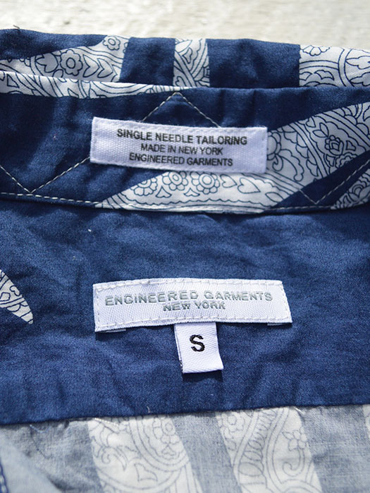 Short Collar Shirt (Big Leaf Print)