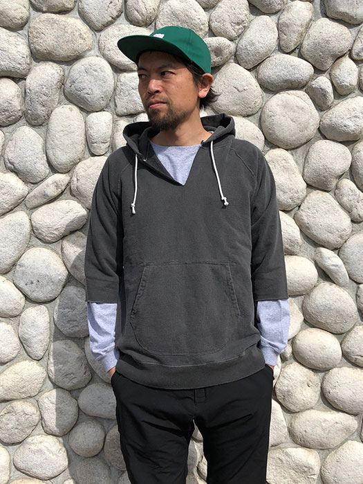 CUT OFF P/O  HOOD SWEAT
