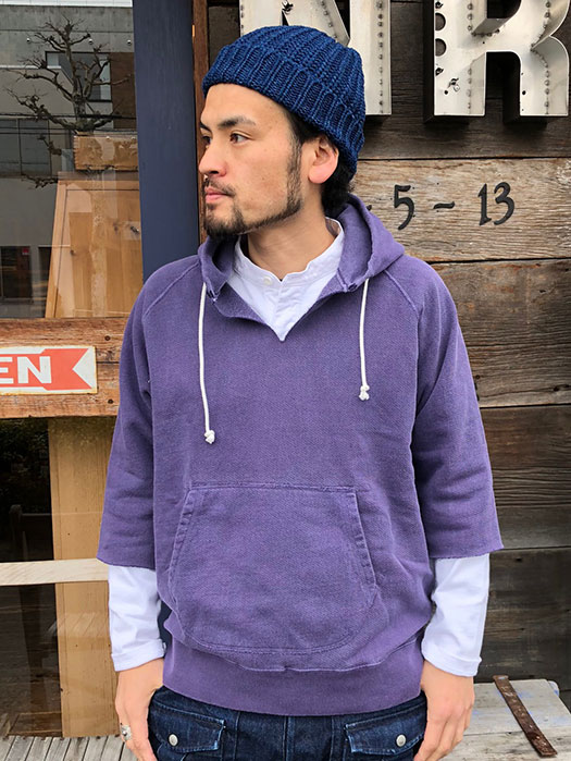 CUT OFF P/O HOOD SWEAT