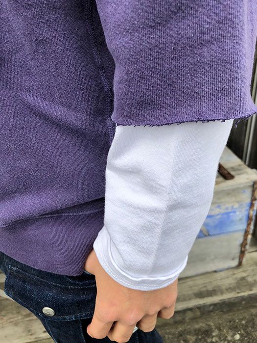 CUT OFF P/O HOOD SWEAT