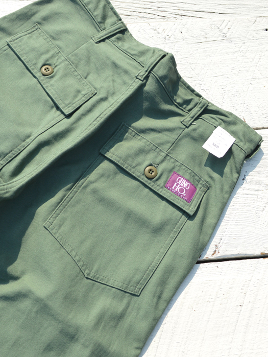【GUNG HO】 4 Pocket Fatigue (Back Satin)　