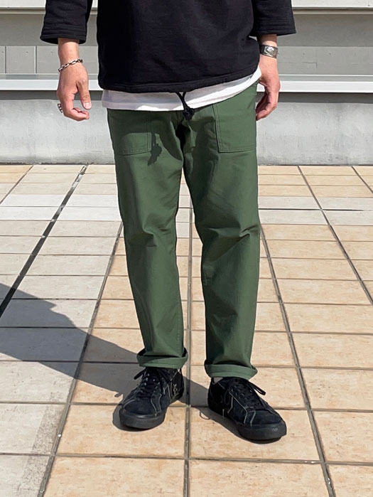 【GUNG HO】 4 Pocket Fatigue (Back Satin)　