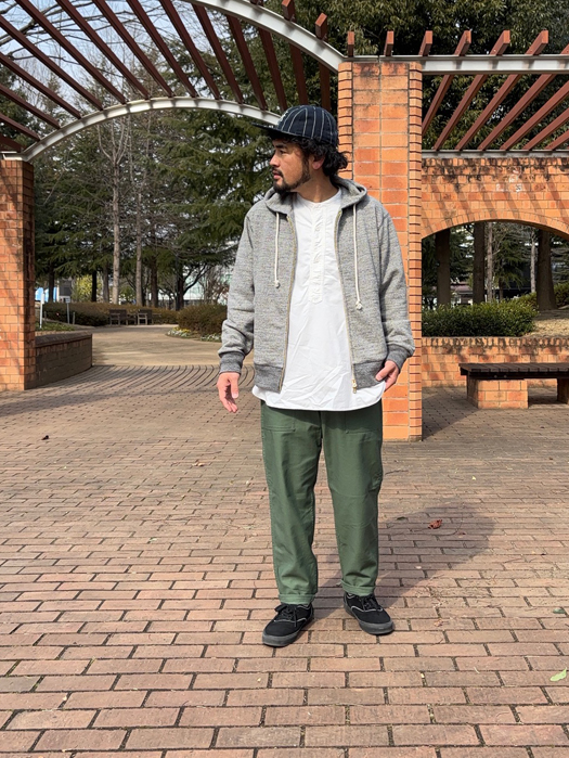 【GUNG HO】 4 Pocket Fatigue (Back Satin)　