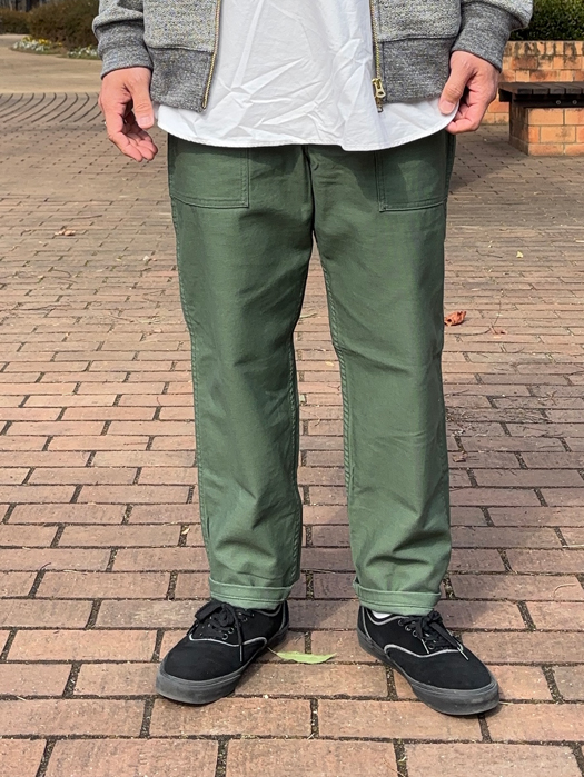【GUNG HO】 4 Pocket Fatigue (Back Satin)　