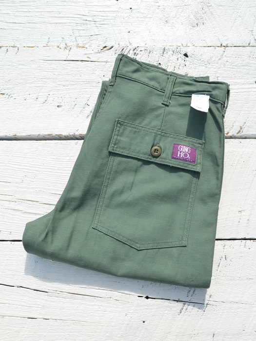 【GUNG HO】 4 Pocket Fatigue (Back Satin)　　