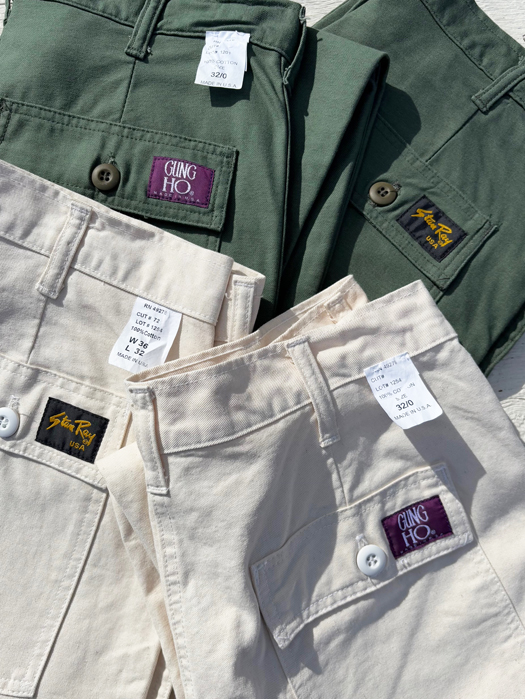 【GUNG HO】 4 Pocket Fatigue (Back Satin)　