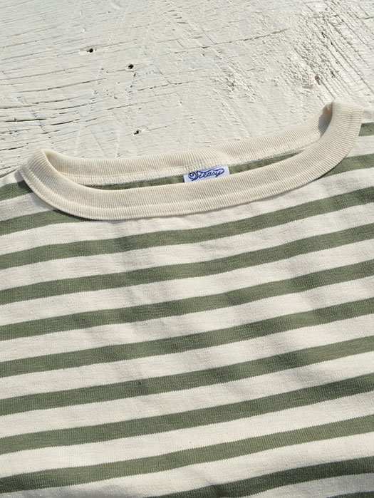 【30% OFF】　【Tieasy Authentic Classic】　Border Basque Shirt Elbow Patch