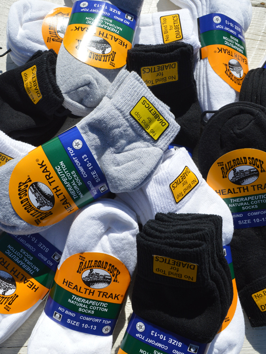 【RAILROAD SOCKS】 Health Trak Quarter Socks (3Pair)　