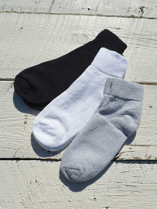 【RAILROAD SOCKS】 Health Trak Quarter Socks (3Pair)