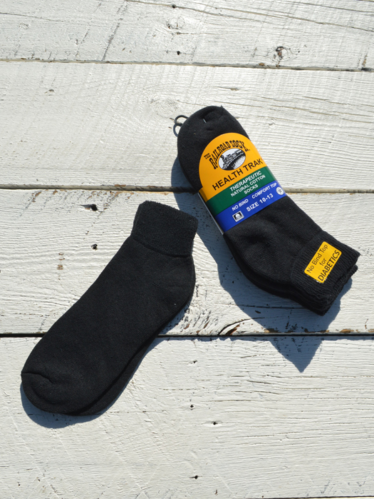 【RAILROAD SOCKS】 Health Trak Quarter Socks (3Pair)