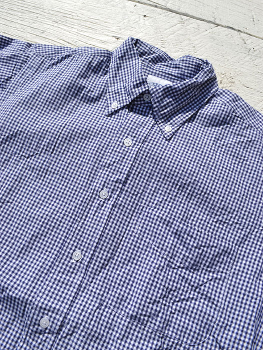 【50% OFF】　GINGHAM L/S B.D　( BROAD CLOTH )