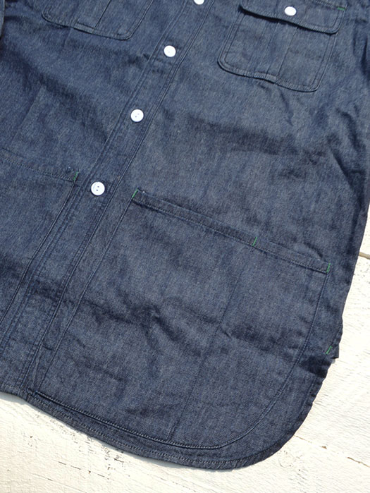 Botanical Scout Apron Shirt (6.5oz Organic Denim)