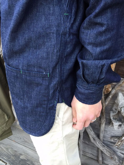 Botanical Scout Apron Shirt (6.5oz Organic Denim)