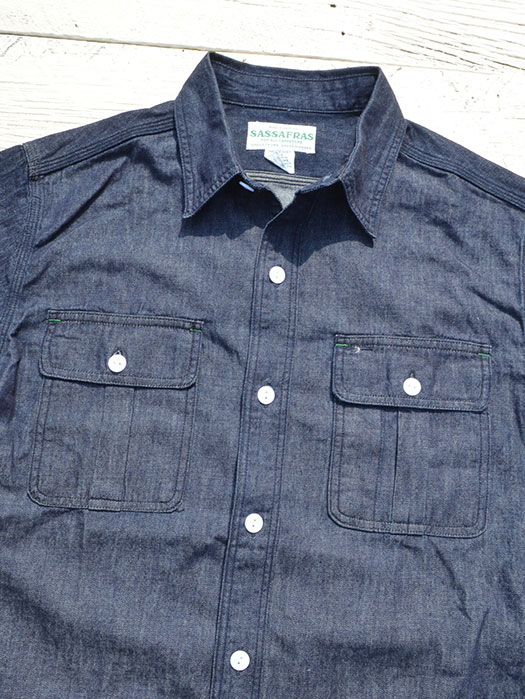 Botanical Scout Apron Shirt (6.5oz Organic Denim)