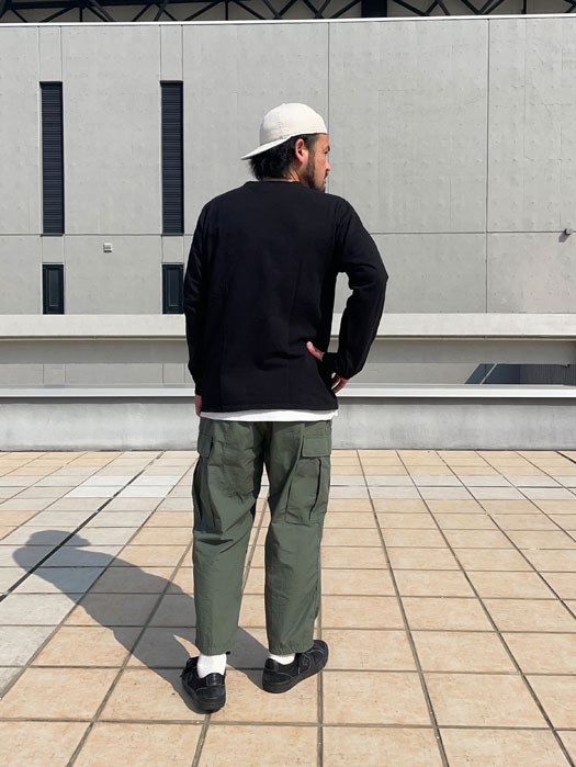 L/S CREW POCKET Tee