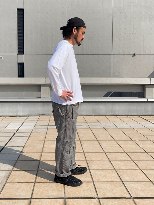 L/S CREW POCKET Tee