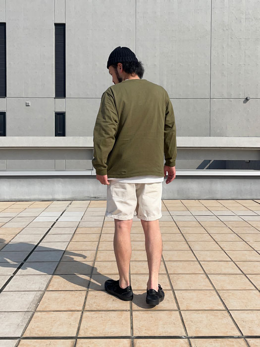 L/S CREW POCKET Tee