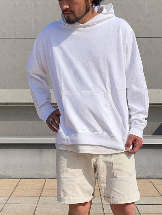 L/S PULLOVER HOOD TEE