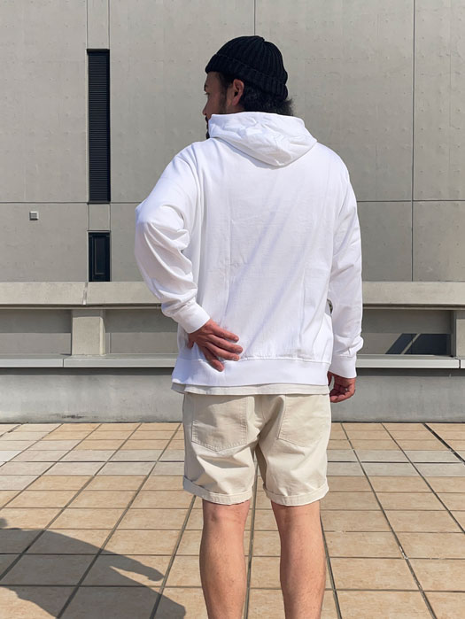 L/S PULLOVER HOOD TEE