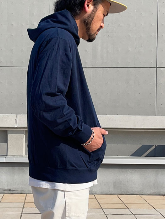 L/S PULLOVER HOOD TEE