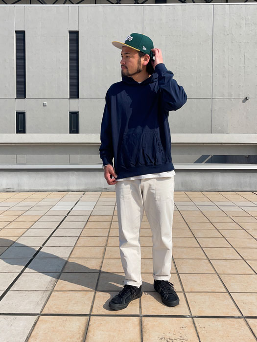 L/S PULLOVER HOOD TEE