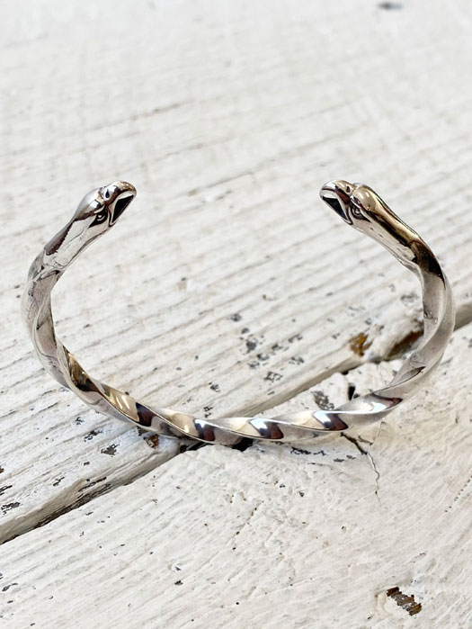 EFBR-0002　DOUBLE EAGLE HEAD TWISTED BRACLET