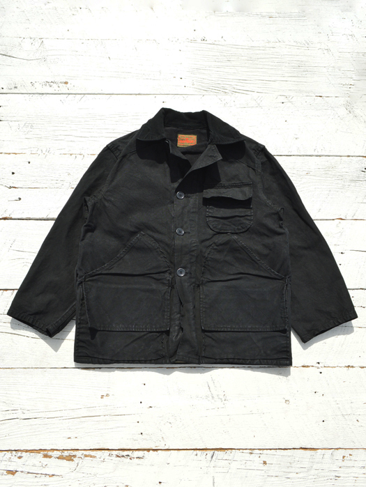 【Behind The River】 B.B.V Hunting Jacket (Black Dye) “S-M”