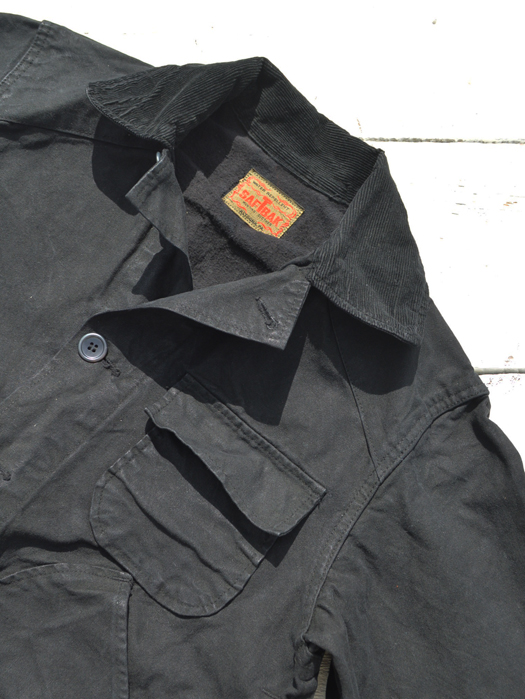 【Behind The River】 B.B.V Hunting Jacket (Black Dye) “S-M”