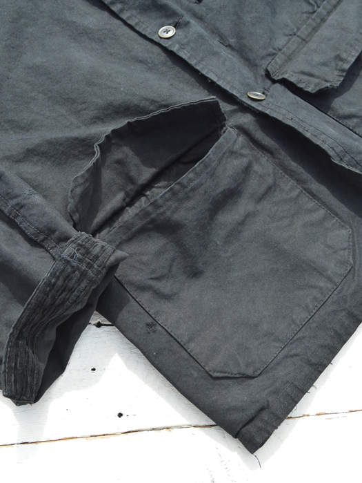 【Behind The River】 B.B.V Hunting Jacket (Black Dye) “S-M”