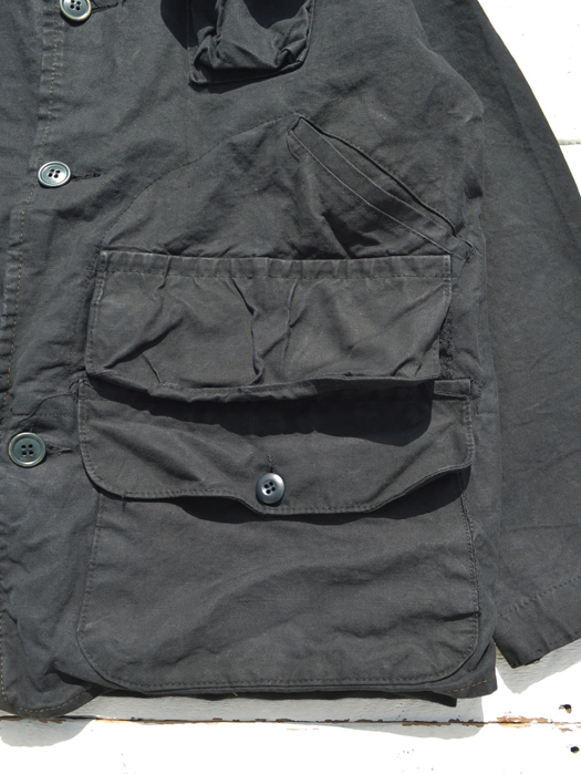 【Behind The River】 B.B.V Hunting Jacket (Black Dye) “S-M”