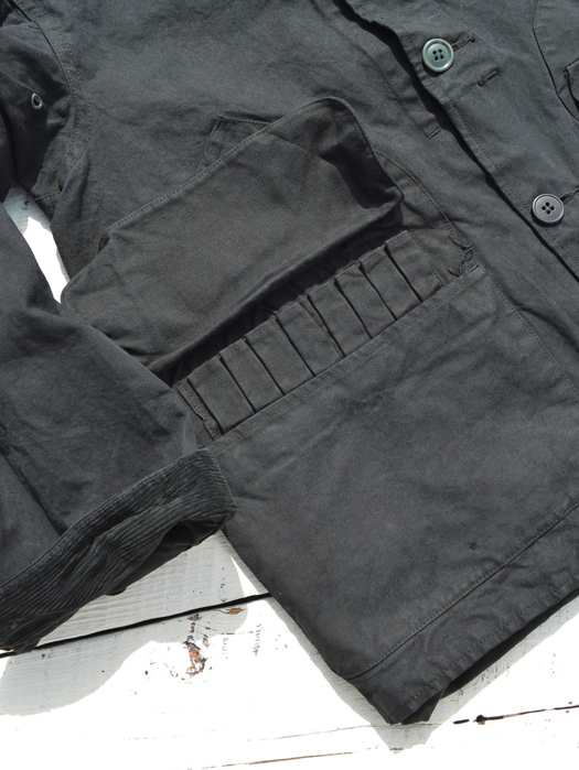 【Behind The River】 B.B.V Hunting Jacket (Black Dye) “S-M”